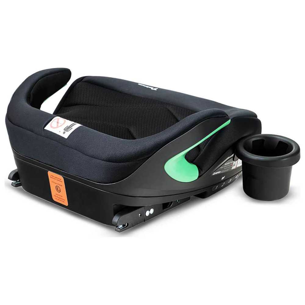 Teknum - I-Size Booster Car Seat With Cup Holder - Black