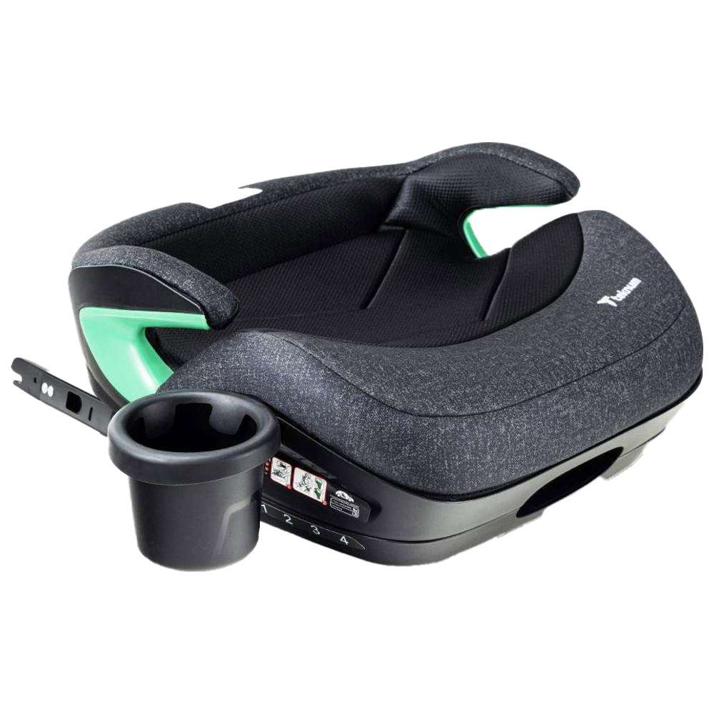 Teknum - I-Size Booster Car Seat With Cup Holder - Grey