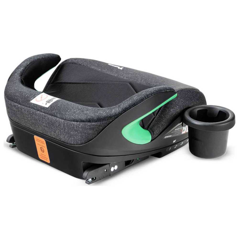 Teknum - I-Size Booster Car Seat With Cup Holder - Grey