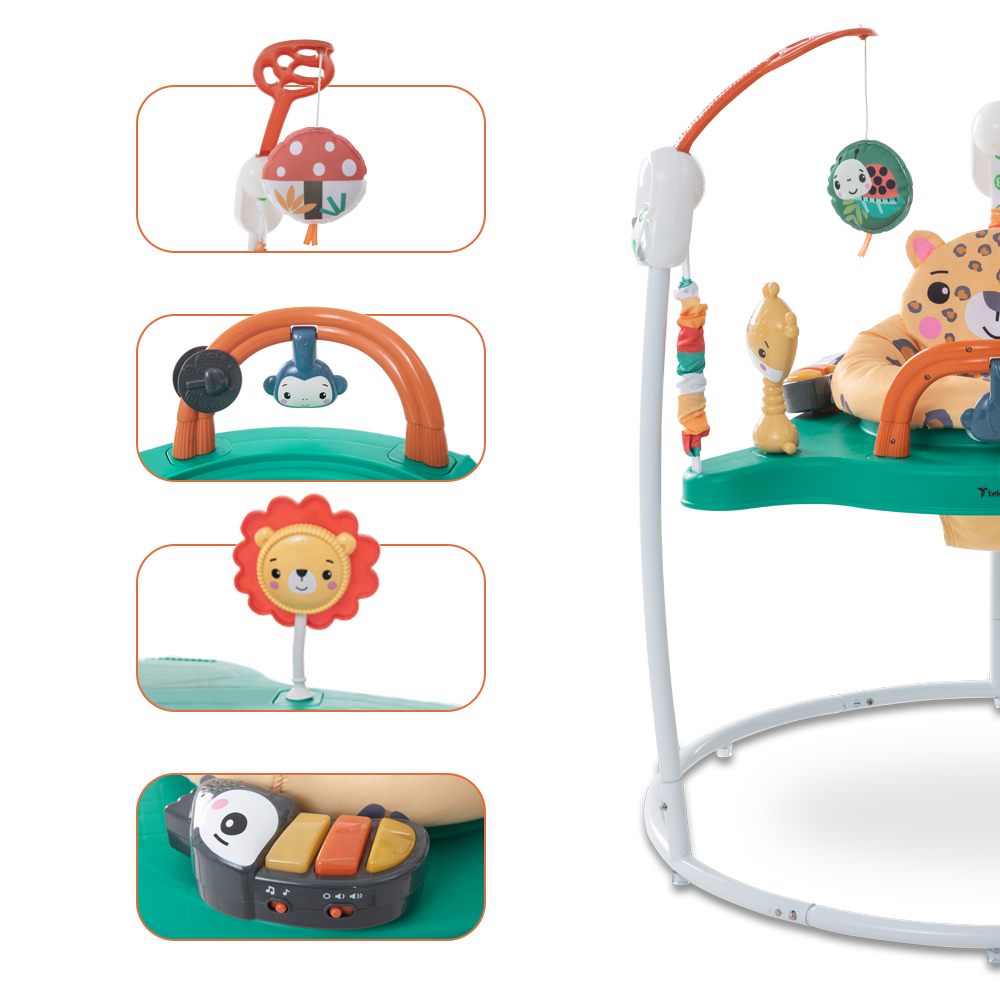 Teknum - Baby Activity Jumper With Music and Toys