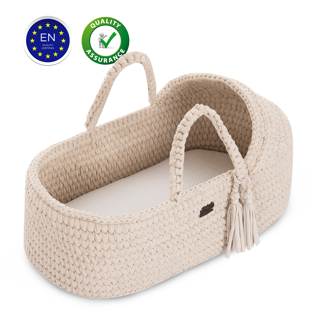 Teknum Rope Moses Basket - Multicolor