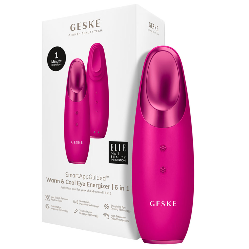 Geske - 6-in-1 Electric Warm & Cool Eye Energizer - Pink