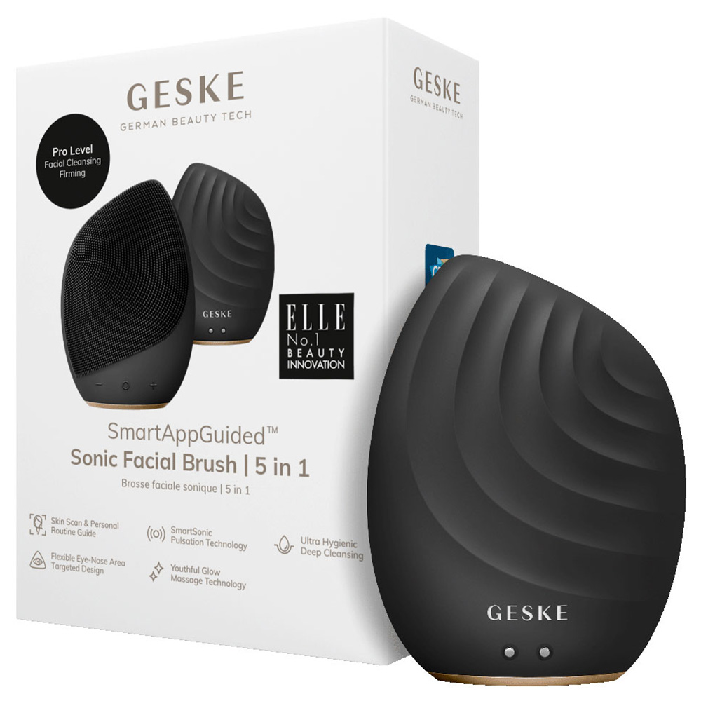 Geske - 5-in-1 Electric Sonic Facial Brush - Grey