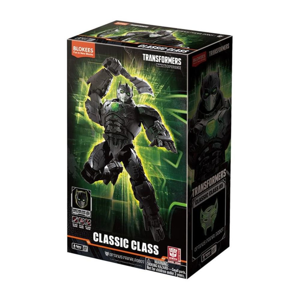 Blokees Transformers Classic Class 05 Model Building Kit - Optimus Primal Robot - 85 Pcs