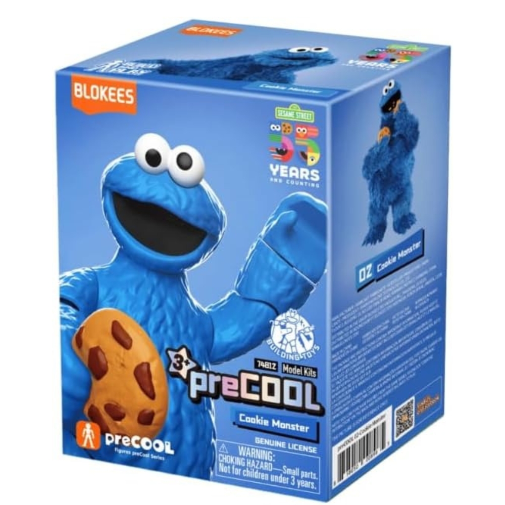 Blokees Precool Series Sesame Street Model Building Kit - Cookie Monster