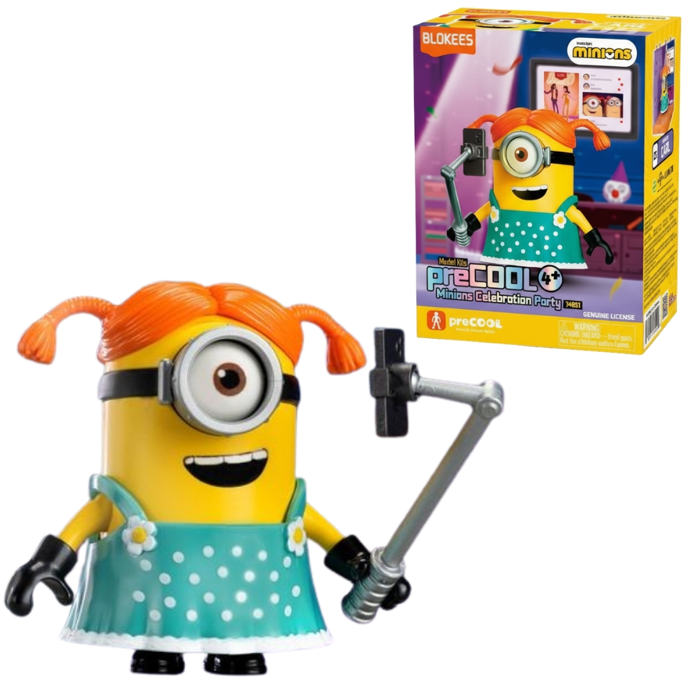 Blokees Precool Series Minions Celebration Party Model Building Kit - Carl
