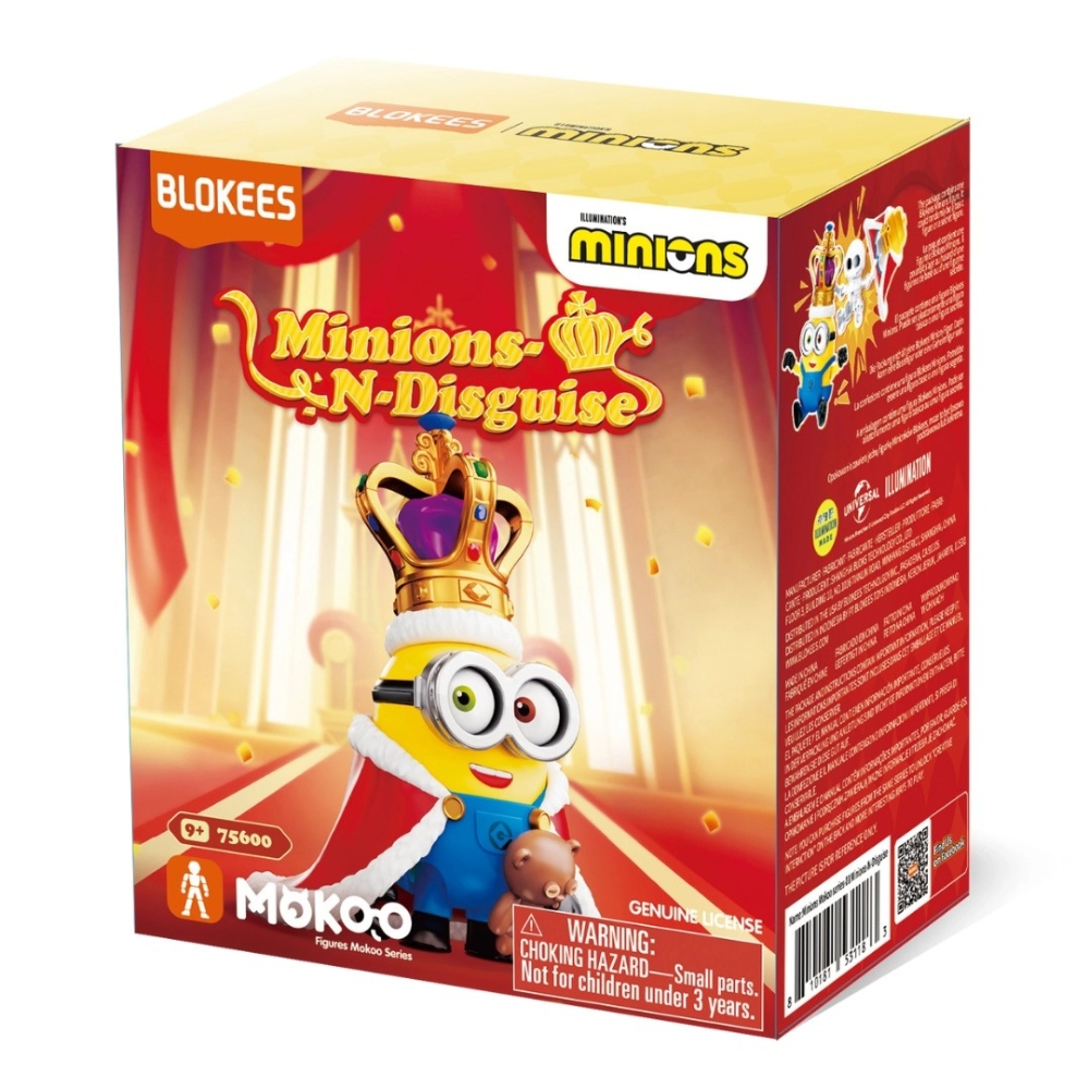 Blokees Mokoo Series Minions-N-Disguise Model Building Kit - King Bob