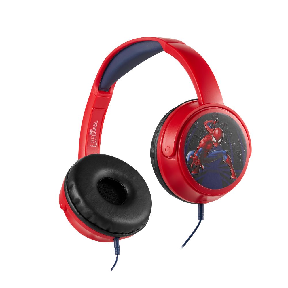 Volkano - Marvel Spiderman Padded Aux Headphone With Stickers