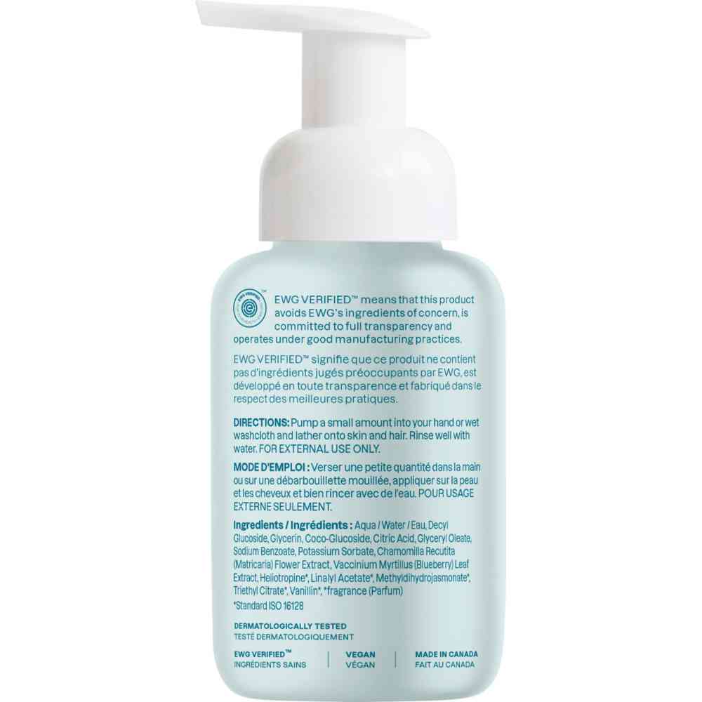 Attitude Baby Leaves 2-In-1 Hair And Body Foaming Wash - Good Night - 295 ml