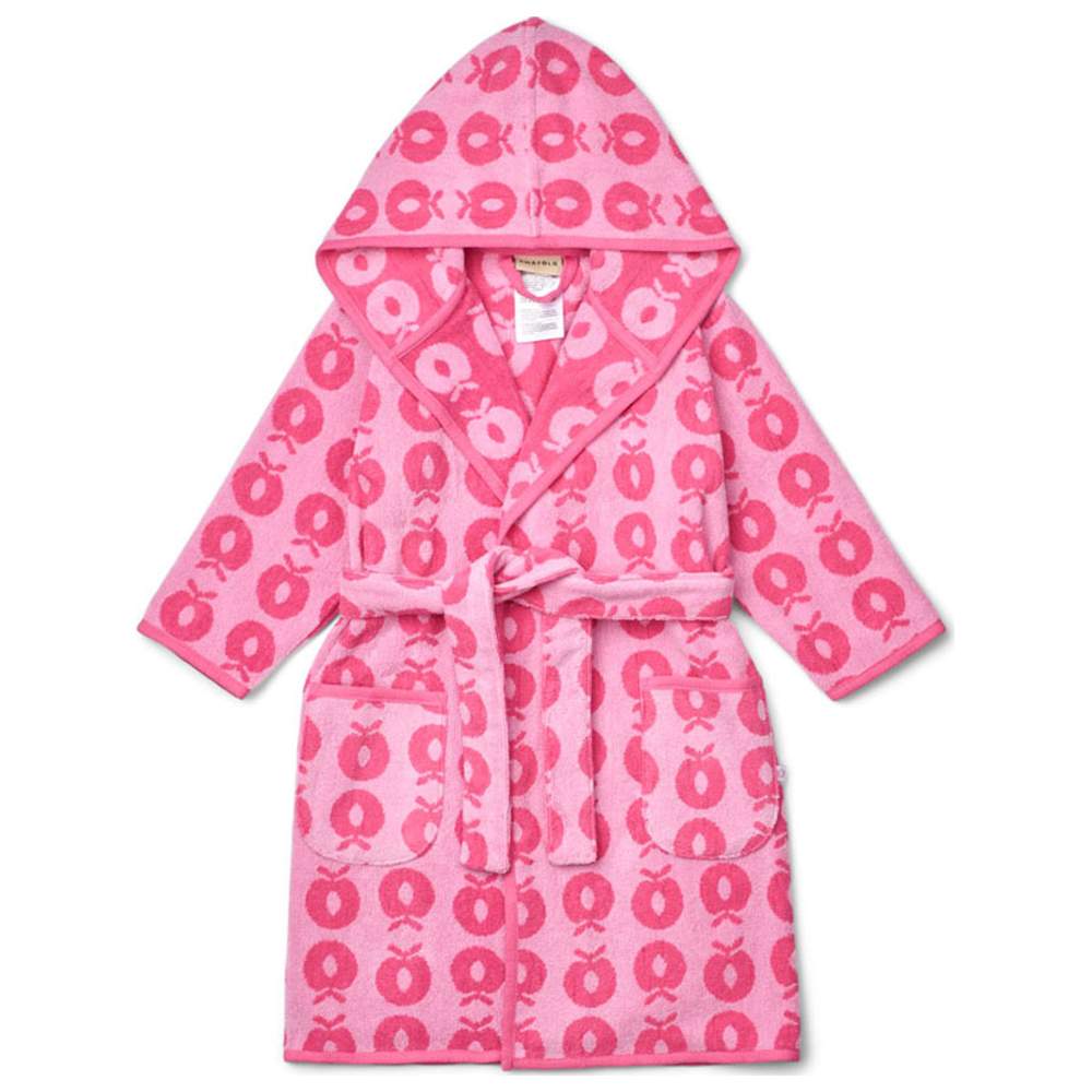 Smafolk - Apple Print Bathrobe - Pink