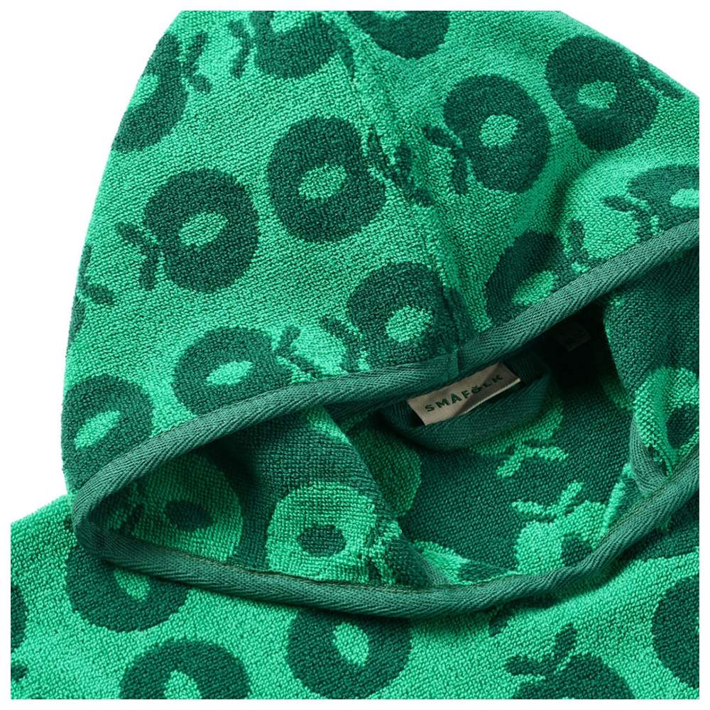 Smafolk - Apple Print Poncho Towel - Green