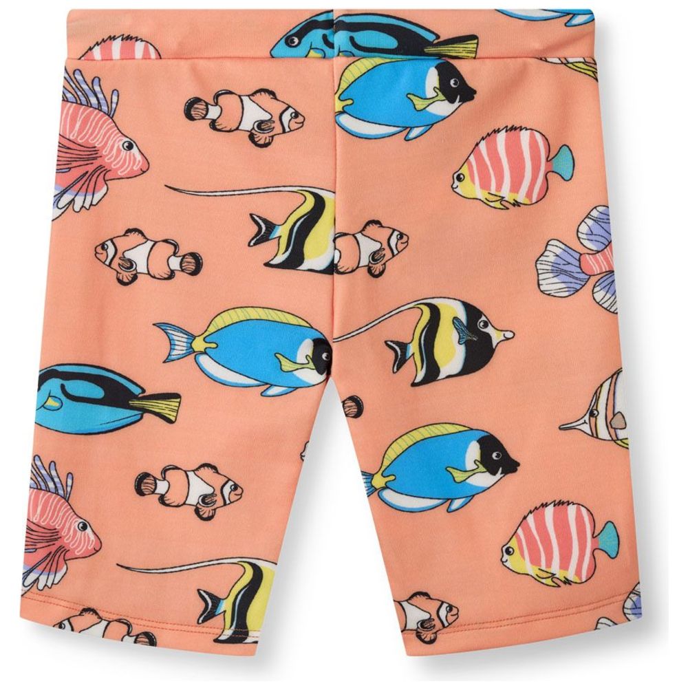 Smafolk - Boy's UV50 Fish Print Trunks - Orange