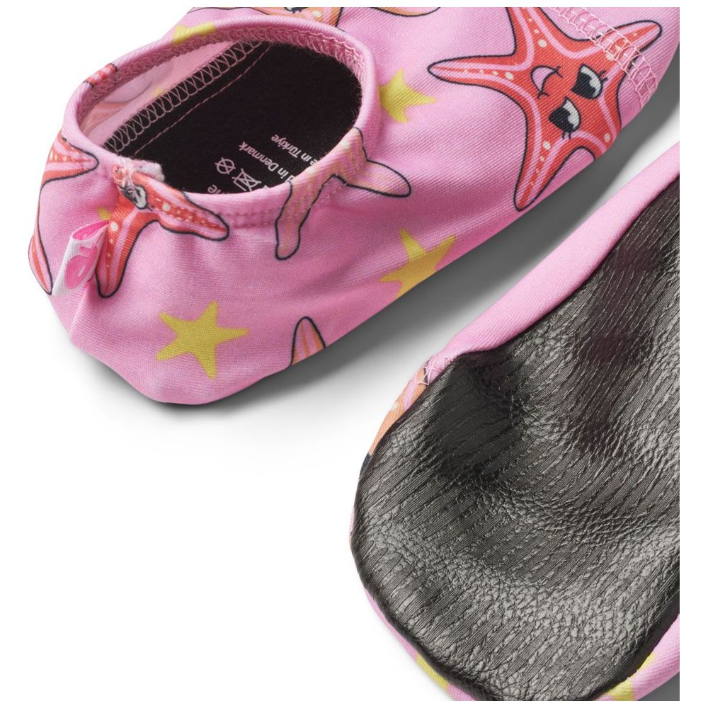 Smafolk - Girl's UV50 Starfish Print Swim Shoes - Pink