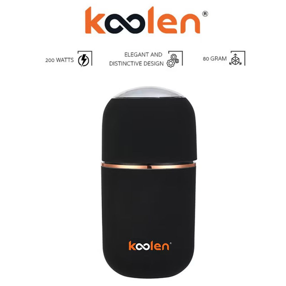 كولين - مطحنة قهوة كهربائية - أسود - 200 واط