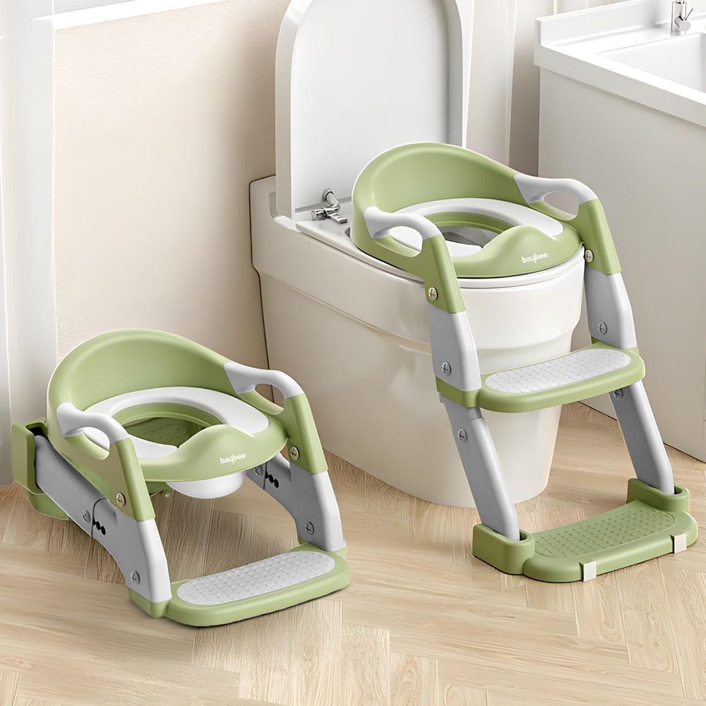Baybee - 3-In-1 Wobble Baby Potty Seat With Ladder - Multicolor