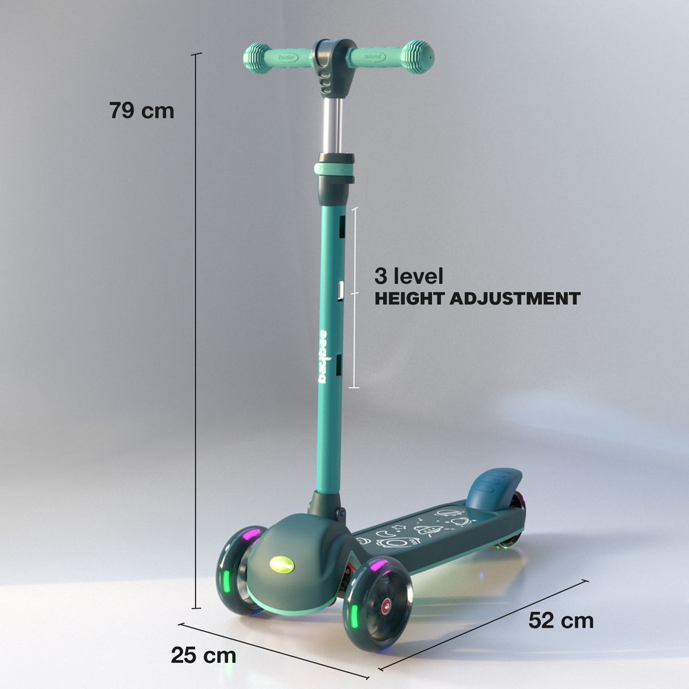 Baybee - Blaze Storm Kids Scooter - Green