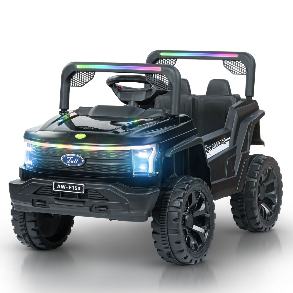 Baybee - Kid's Battery Operated Ride-On Jeep - Black