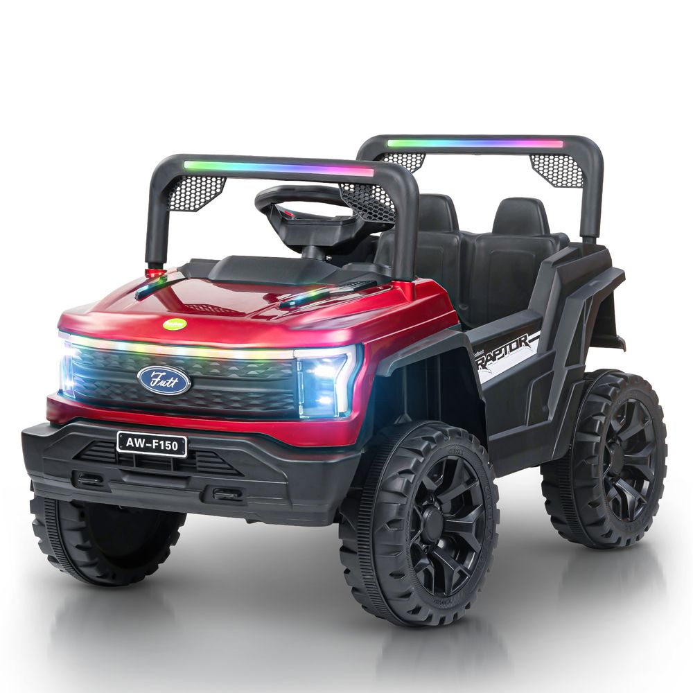 Baybee - Kid's Battery Operated Ride-On Jeep - Red