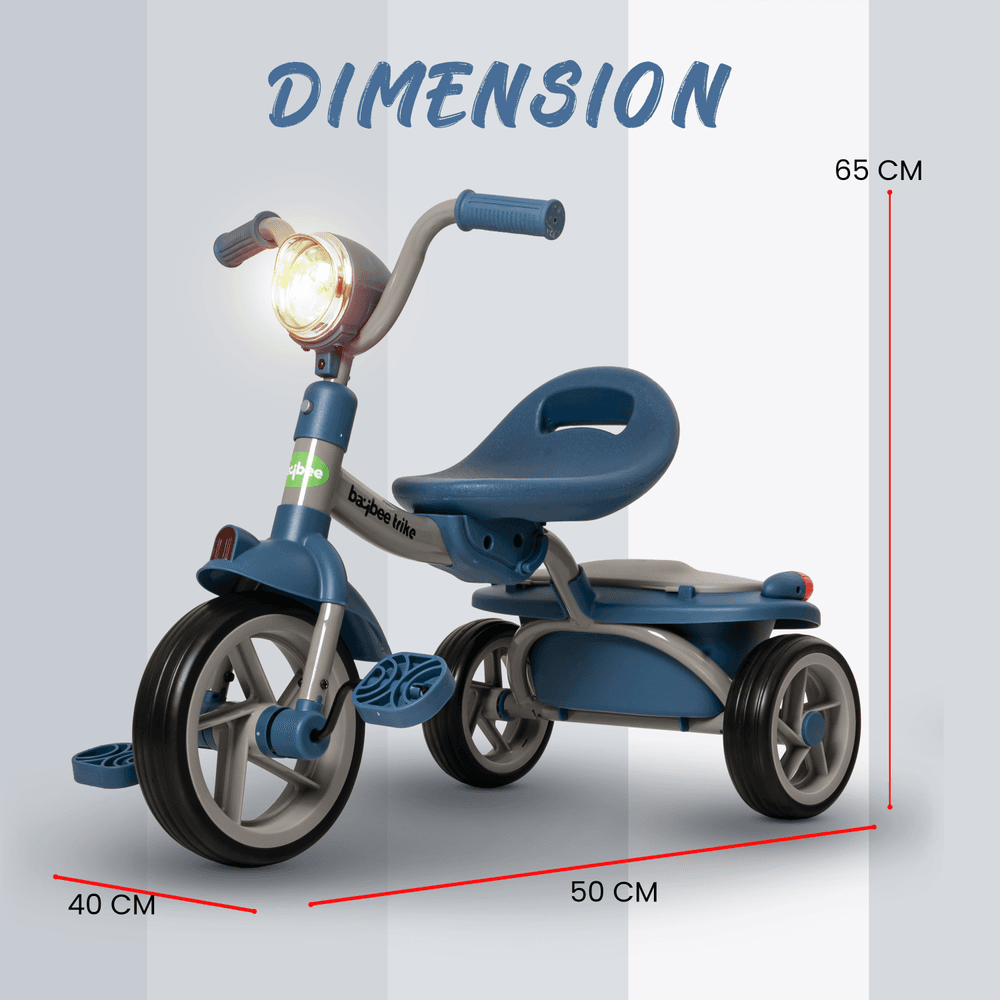 Baybee - Flyer Tricycle For Kids - Blue