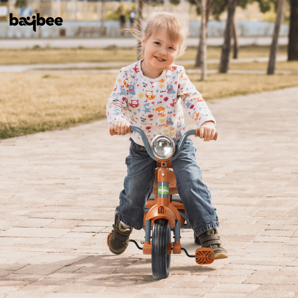 Baybee - Flyer Tricycle For Kids - Orange
