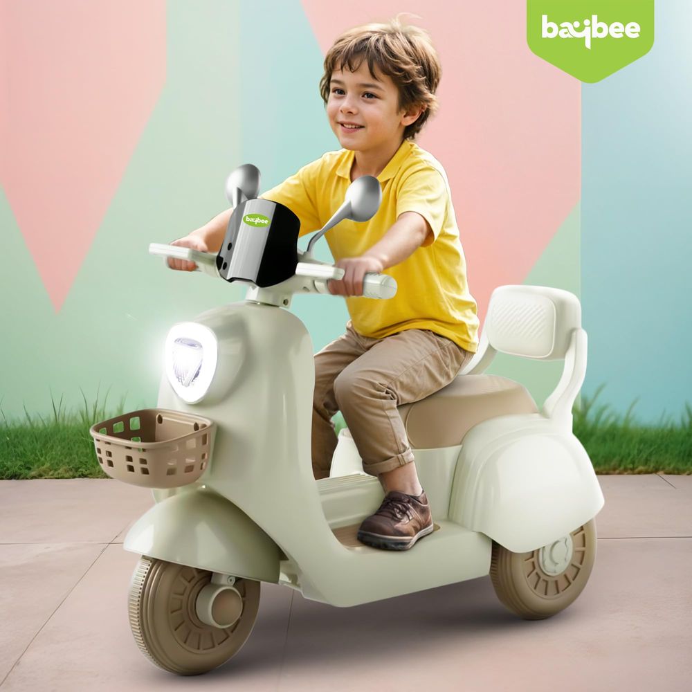 Baybee - Lola Kids Electric Ride-On Scooter - Green