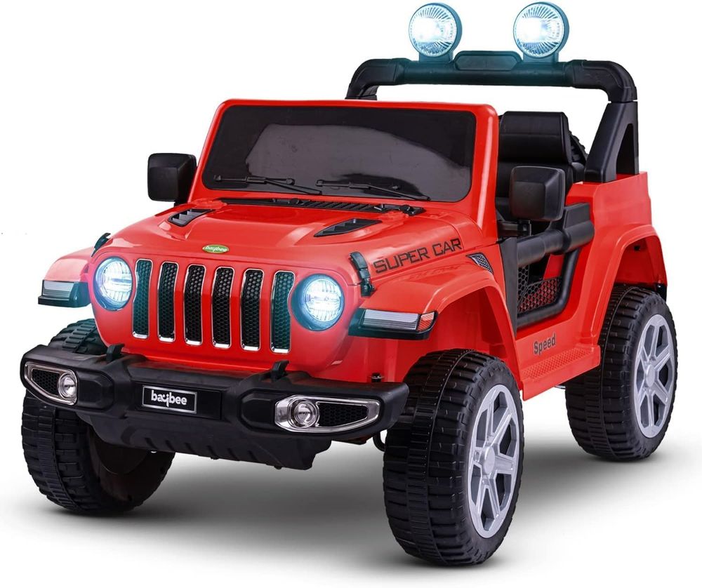 Baybee - Battery Operated Ride-On Jeep - Red