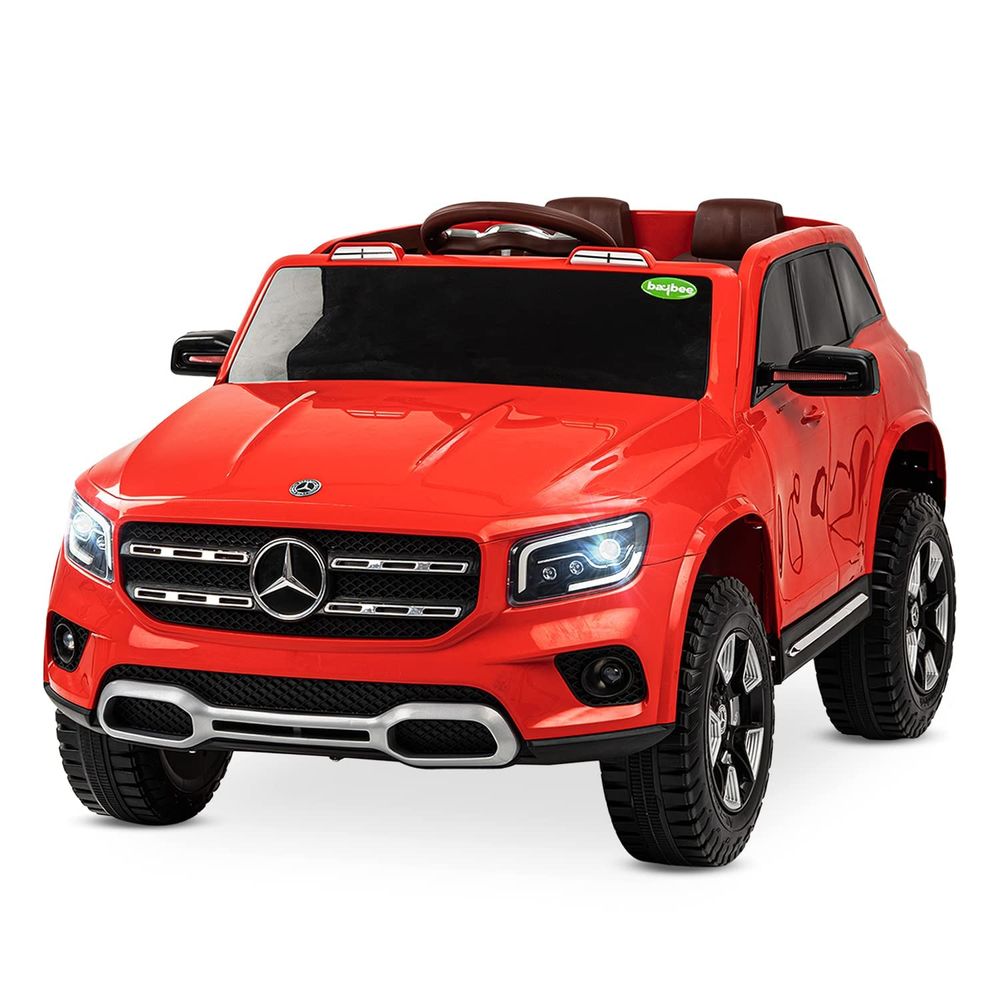 Baybee - Mercedes-Benz GLB Battery Operated Ride-On Car - Red