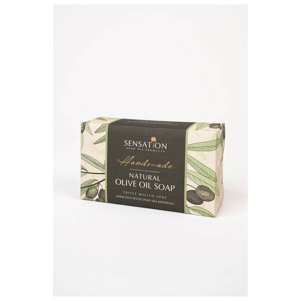 سينسيشن - صابون البحر الميت النباتي المصنوع يدويًا - زيت الزيتون - 200غ