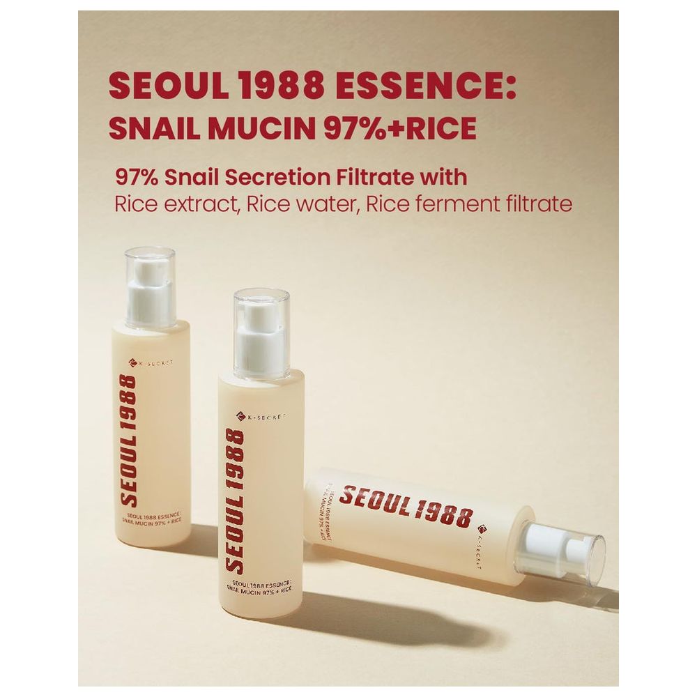 كي-سيكرت - إيسنس الحلزون 97% + الأرز - 100 مل