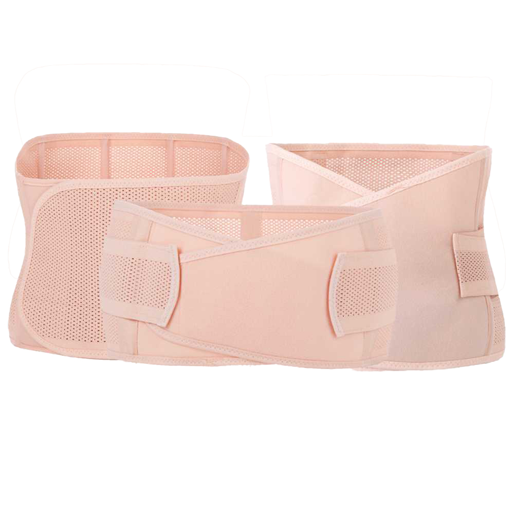 كيكيبي - حزام شد البطن - حزام معزز قابل للتنفس للنساء - بيج