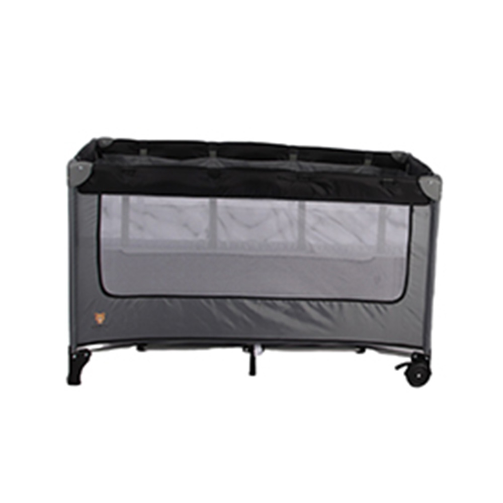 كيكي بيبي - سلة (قفص) اللّعب محمولة متعددة الوظائف للأطفال - أسود