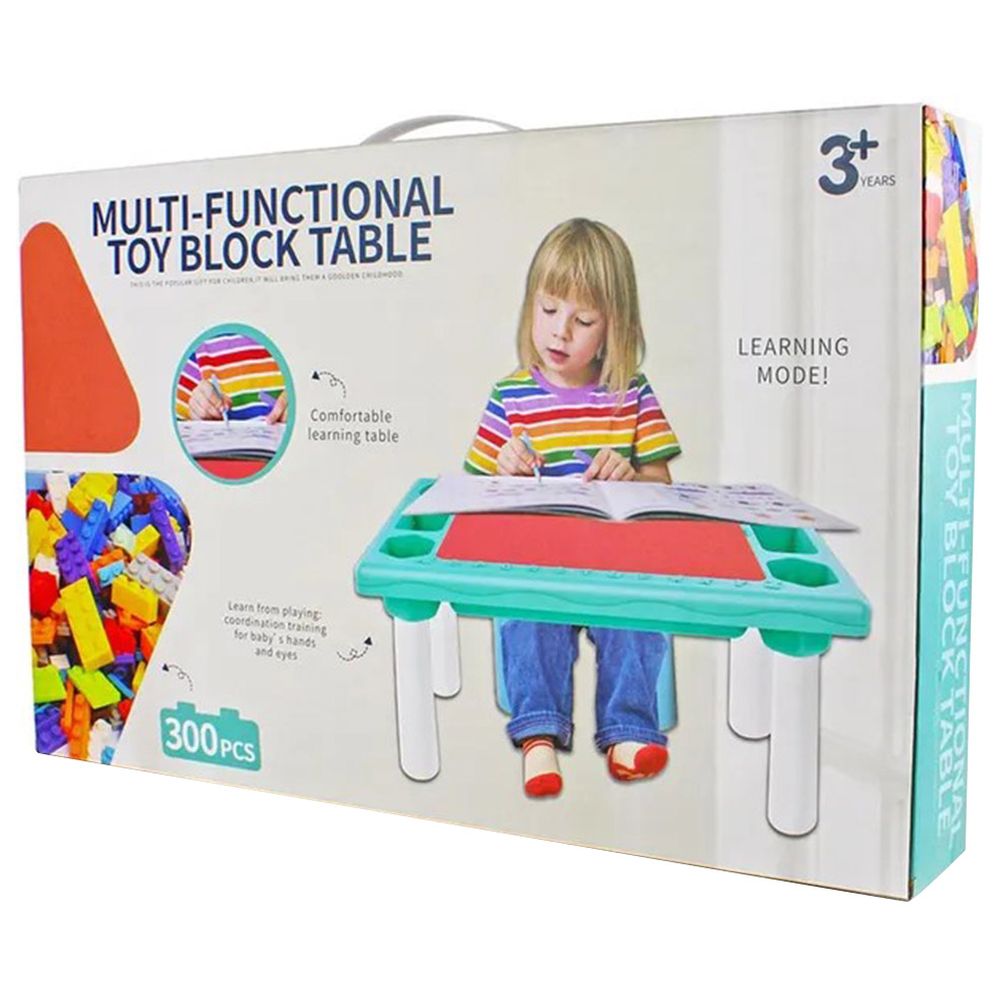 ستارمارز - طاولة مكعبات ألعاب متعددة الاستخدامات، 300 قطعة - متعددة الألوان