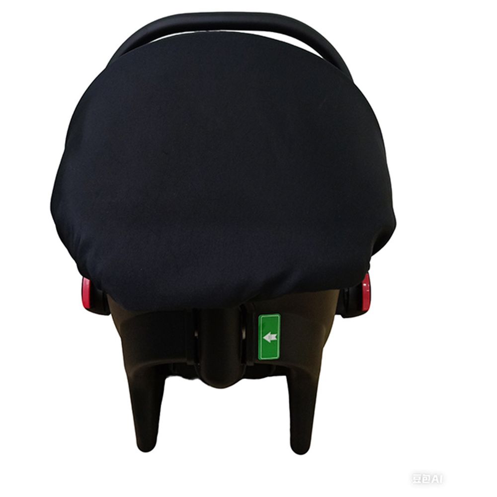 كيكيبي - كرسي سيارة للأطفال وسرير محمول ٢ في ١ - أسود