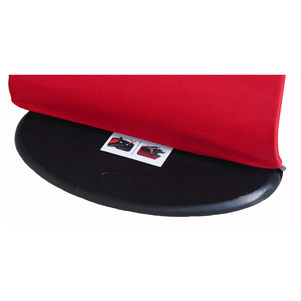 كيكيبي - كرسي هزاز للأطفال بثلاث مراحل مع مقعد استرخاء - أحمر