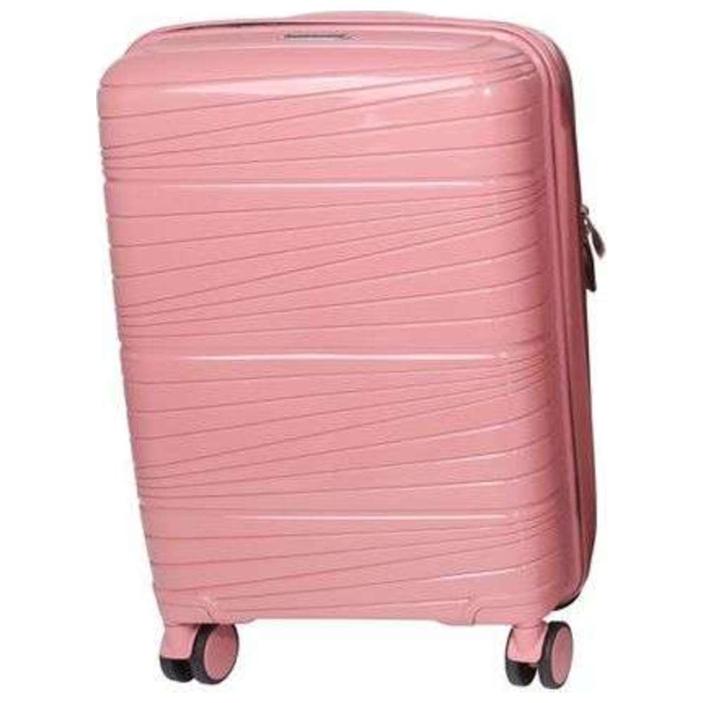 دبليو.اوه.كي - عربة خفيفة الوزن صلبة مقاس 20 إنش - ذهبي وردي