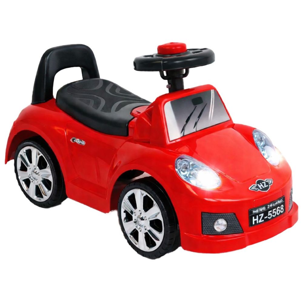 ستارمارز - سيارة دفع صغيرة للأطفال - أحمر