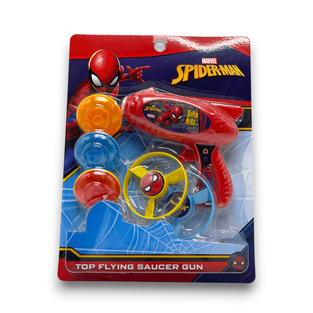 مارفل – مسدس إطلاق الأقراص الطائرة سبايدرمان مع 3 أقراص