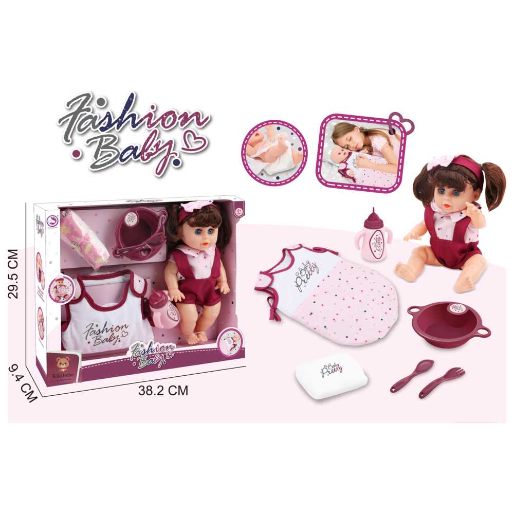 كيكيبي - دمية تفاعلية لتدريب الفتيات على استخدام المرحاض مقاس 12 إنش - متعددة الألوان