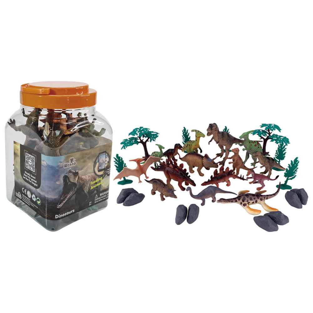 وينو - مجموعة ألعاب الديناصورات في دلو - 30 قطعة