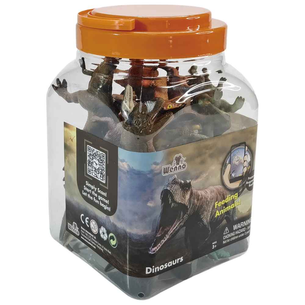وينو - مجموعة ألعاب الديناصورات في دلو - 30 قطعة