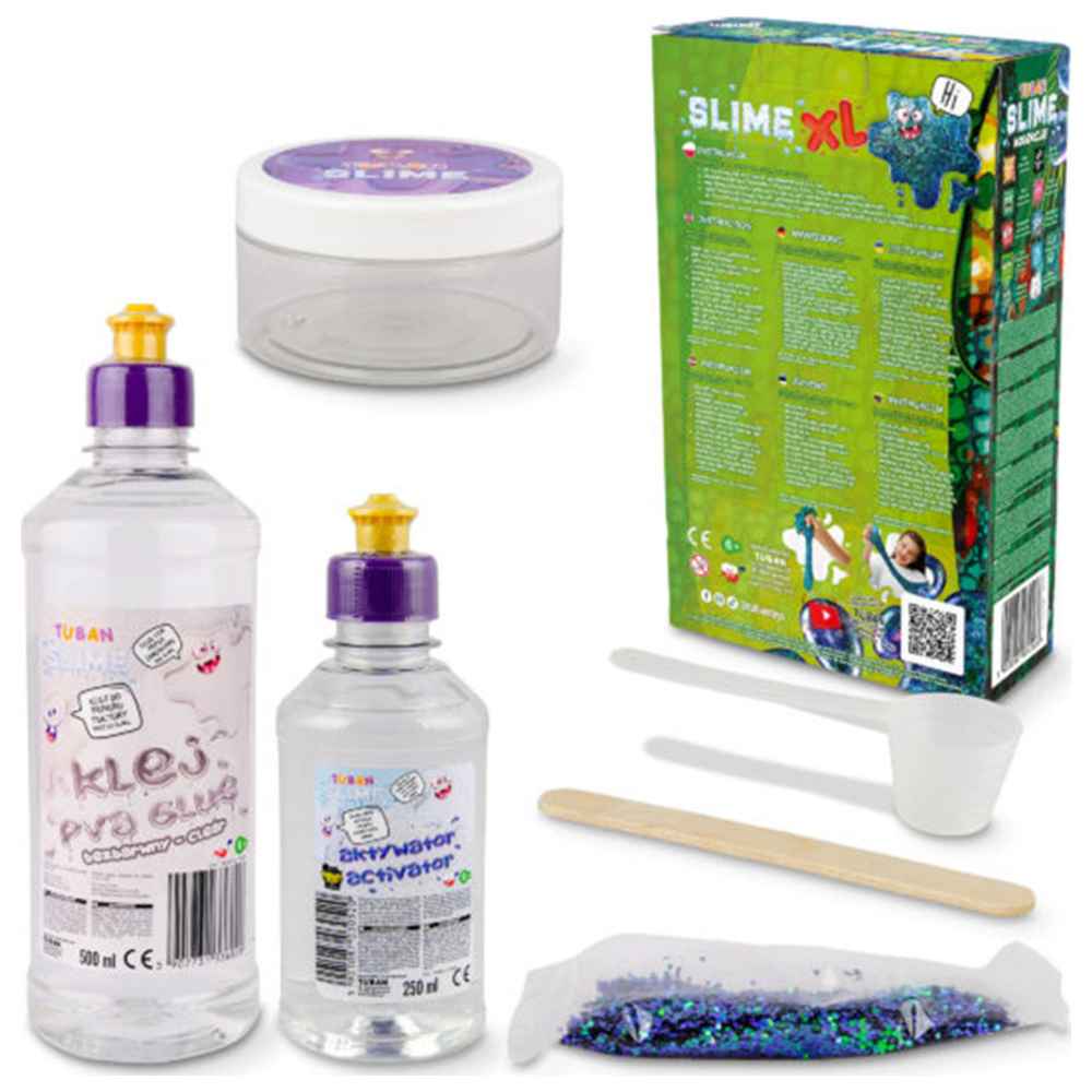 توبان - مجموعة صنع السلايم المتغير اللون - XL - 6 قطع