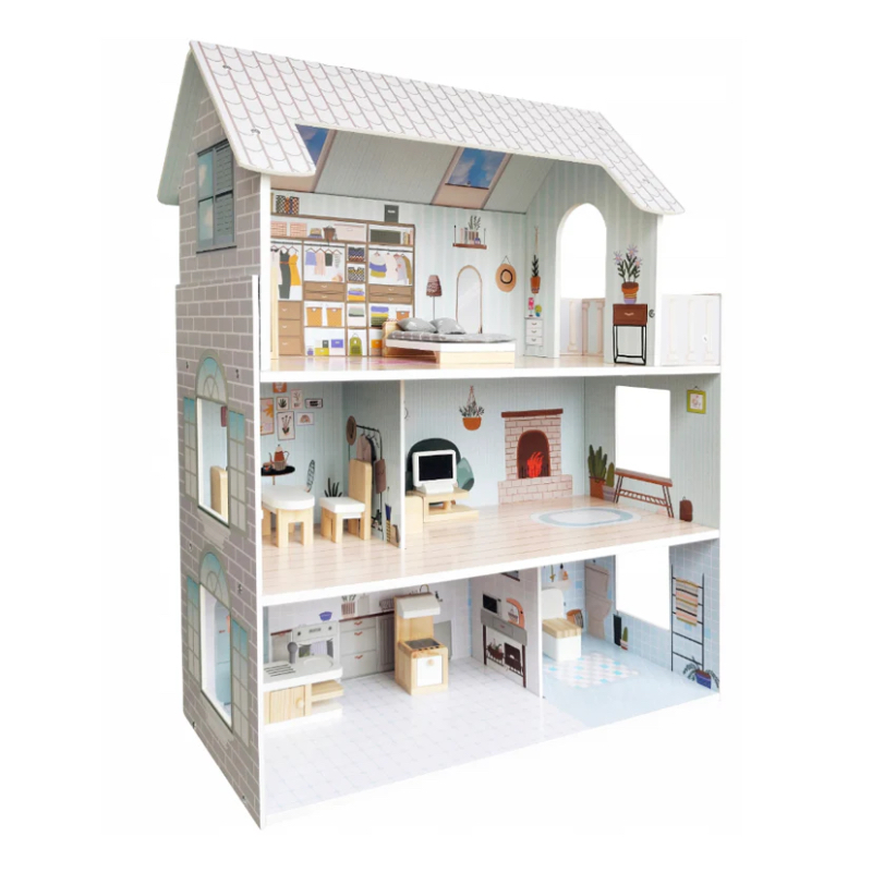 Factory Price - Mason Classic Kids Wooden Doll House