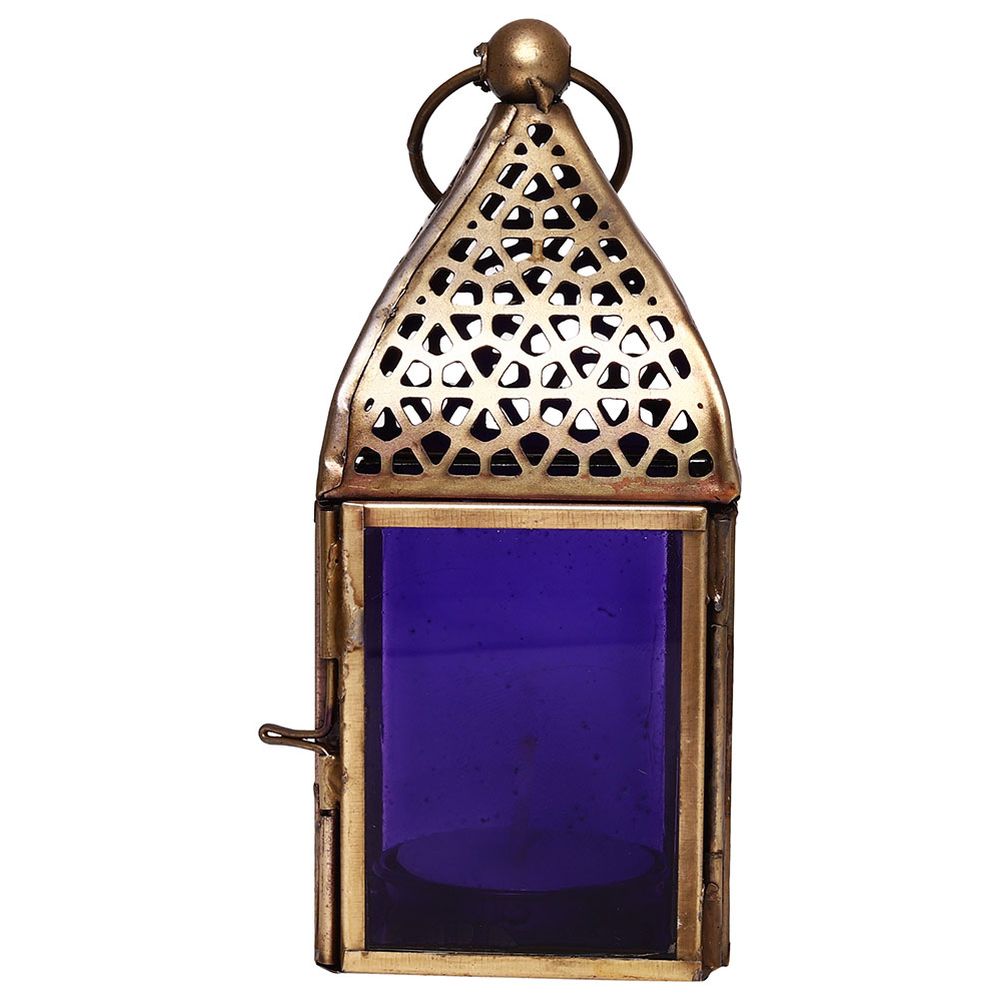 هلالفل - فانوس أصلي مصنوع يدويًا - صغير - بنفسجي