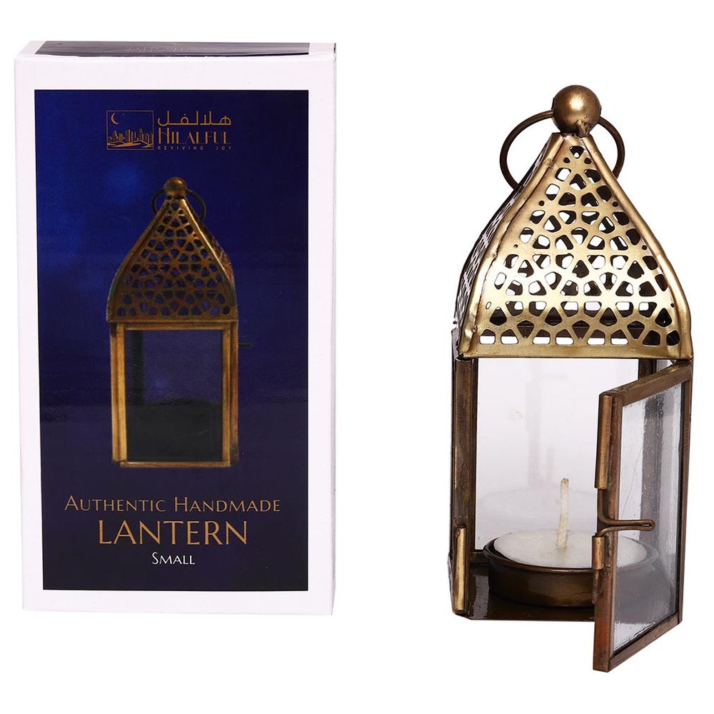 هلالفل - فانوس أصلي مصنوع يدويًا - صغير - شفاف