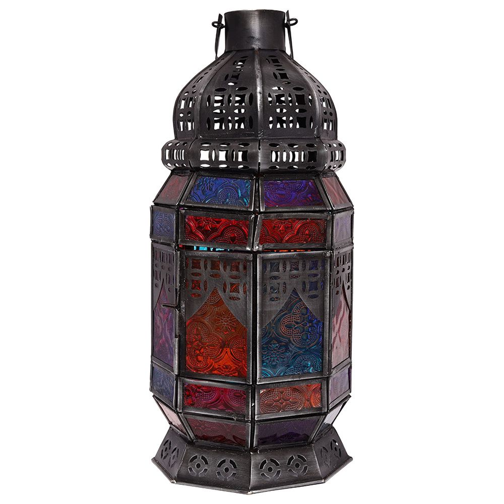 هلالفل - فانوس مغربي أصلي مصنوع يدويًا - كبير