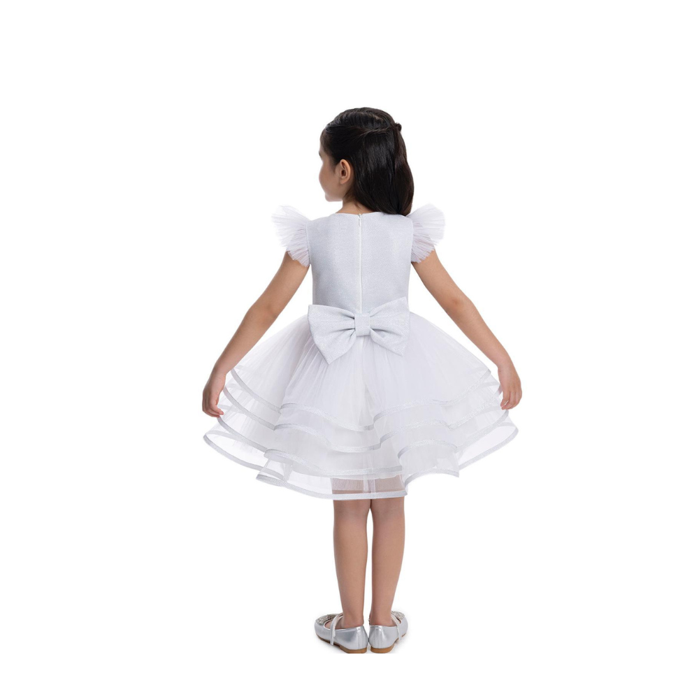 Via Bambino - Girl's Tiered Ruffle Party Dress