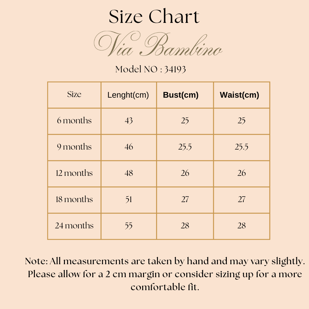 Via Bambino Baby Girl's Lovely Long Sleeves Dress - White