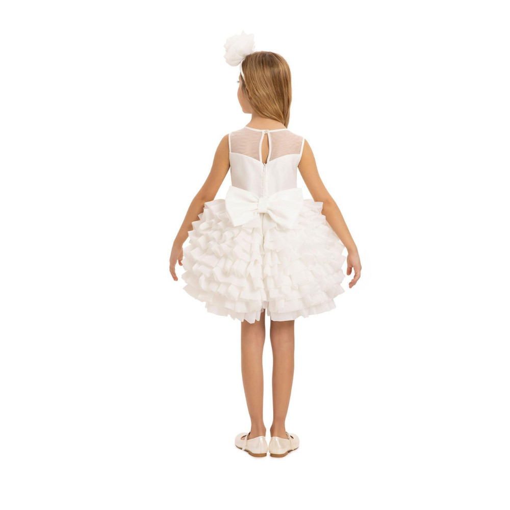 Via Bambino Girl's Short Ruffle Tutu Party Dress