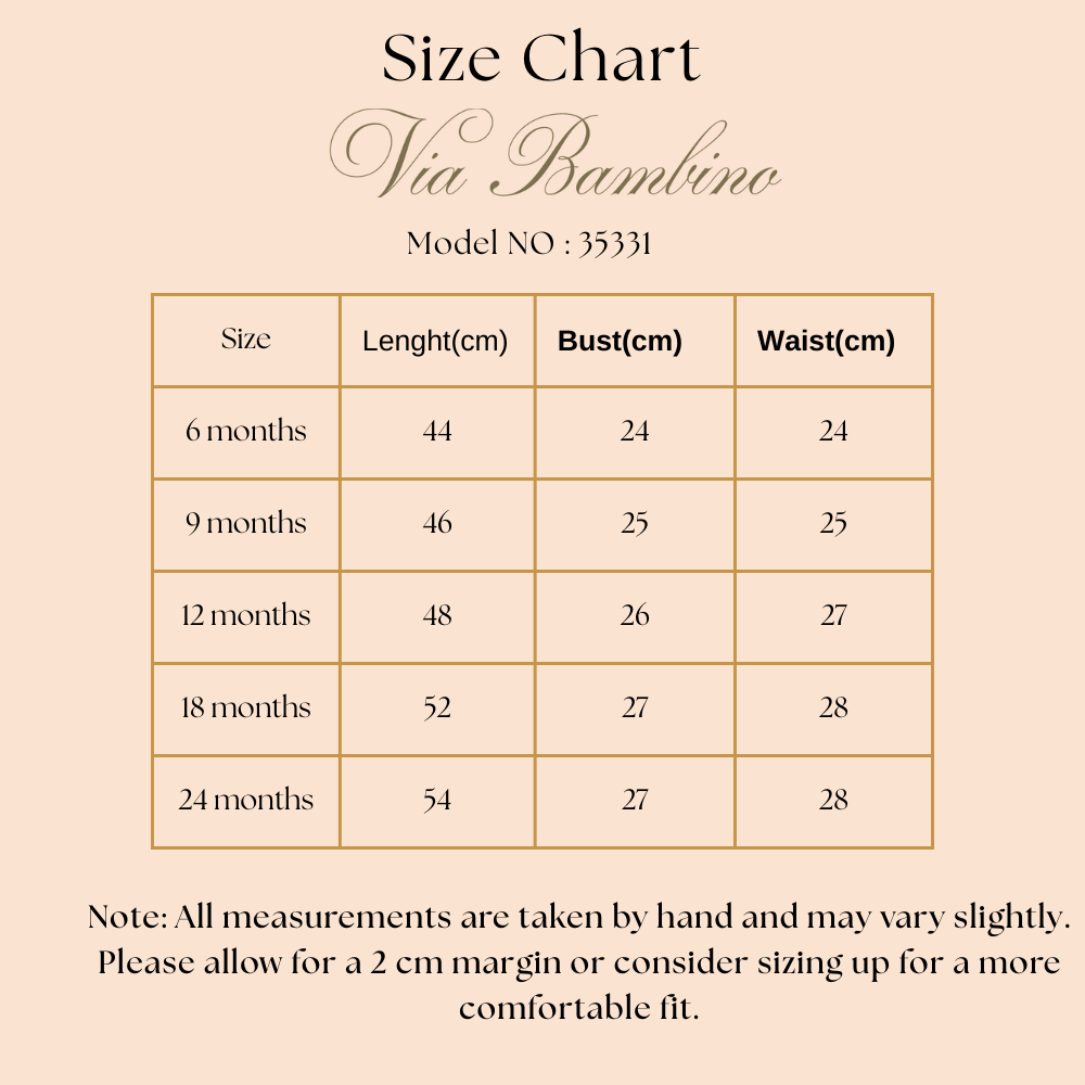 Via Bambino - Baby Girl's Lovely Embroidered Dress - White