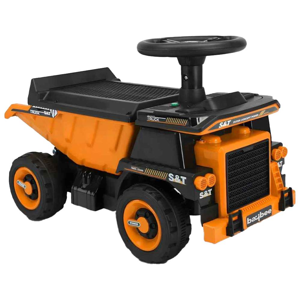 بايبي - سيارة أطفال كروزر تراك للركوب - برتقالي